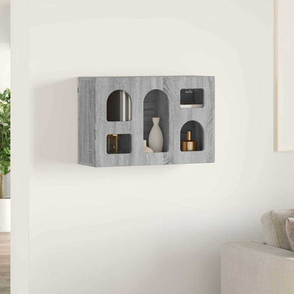 Závěsná Skříňka S Policí Elst Šedý Sonoma 60 X 20 X 40 Cm