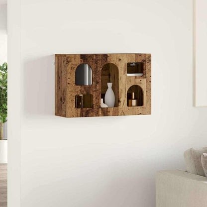 Závěsná Skříňka S Policí Elst Staré Dřevo 60 X 20 X 40 Cm
