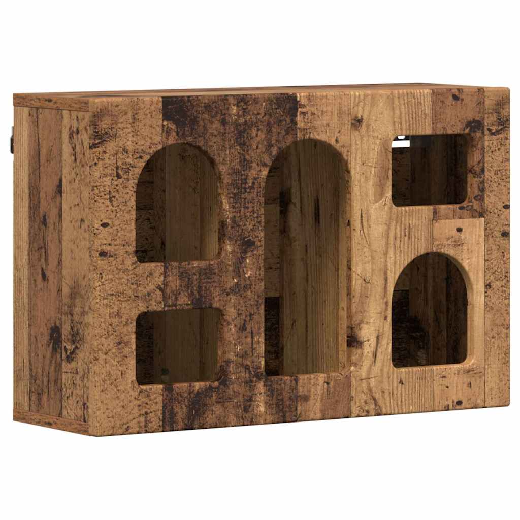 Závěsná Skříňka S Policí Elst Staré Dřevo 60 X 20 X 40 Cm