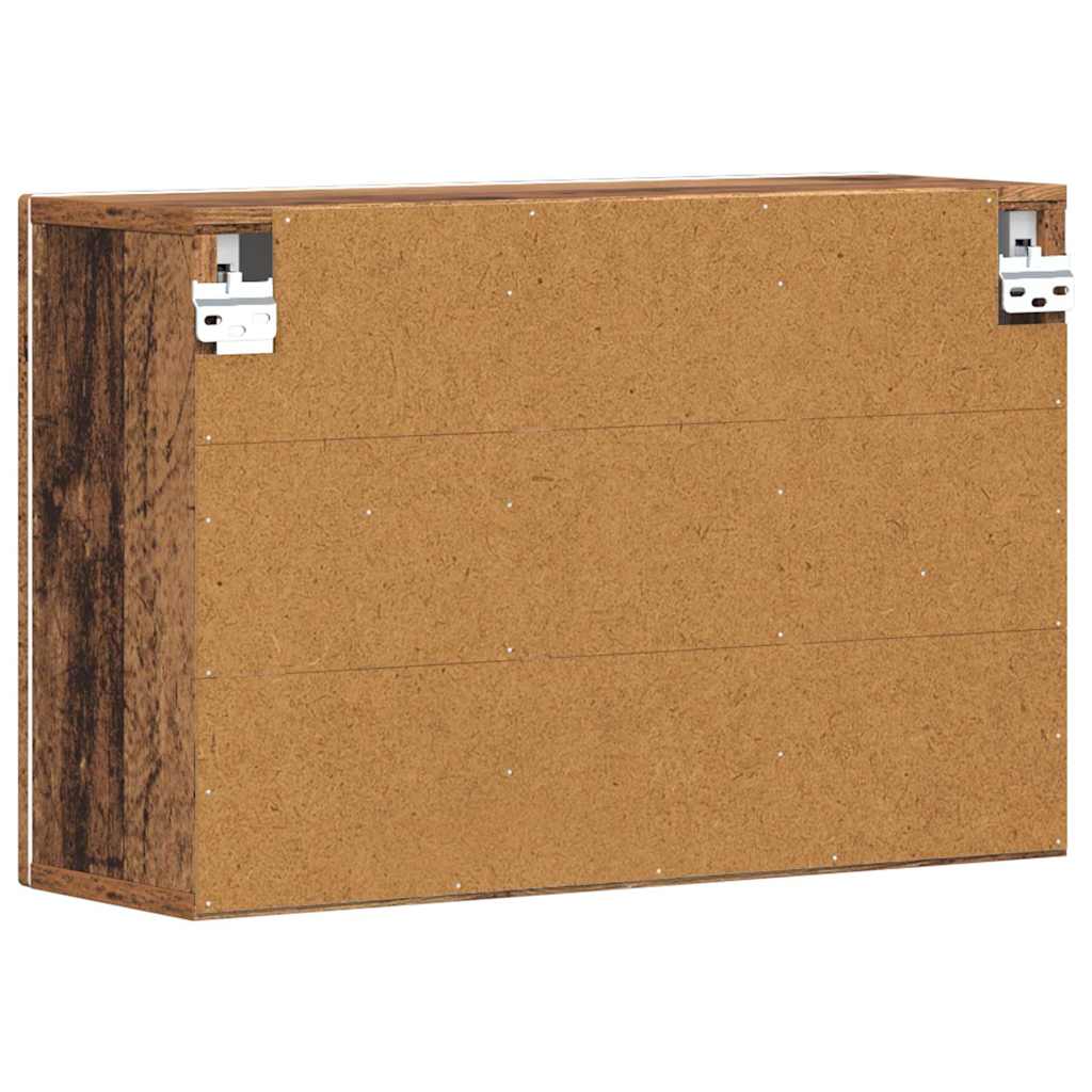 Závěsná Skříňka S Policí Elst Staré Dřevo 60 X 20 X 40 Cm