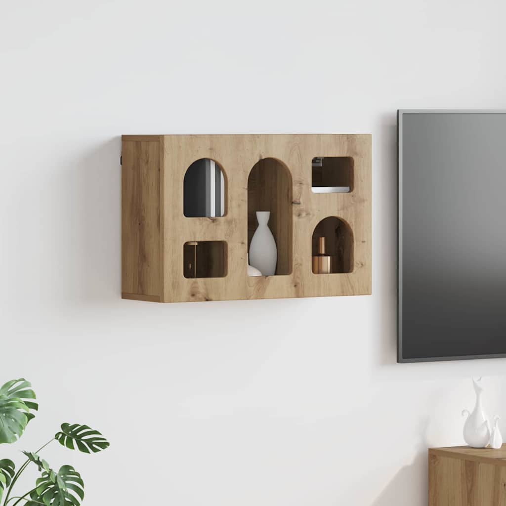 Závěsná Skříňka S Policí Elst Dub Artisan 60 X 20 X 40 Cm