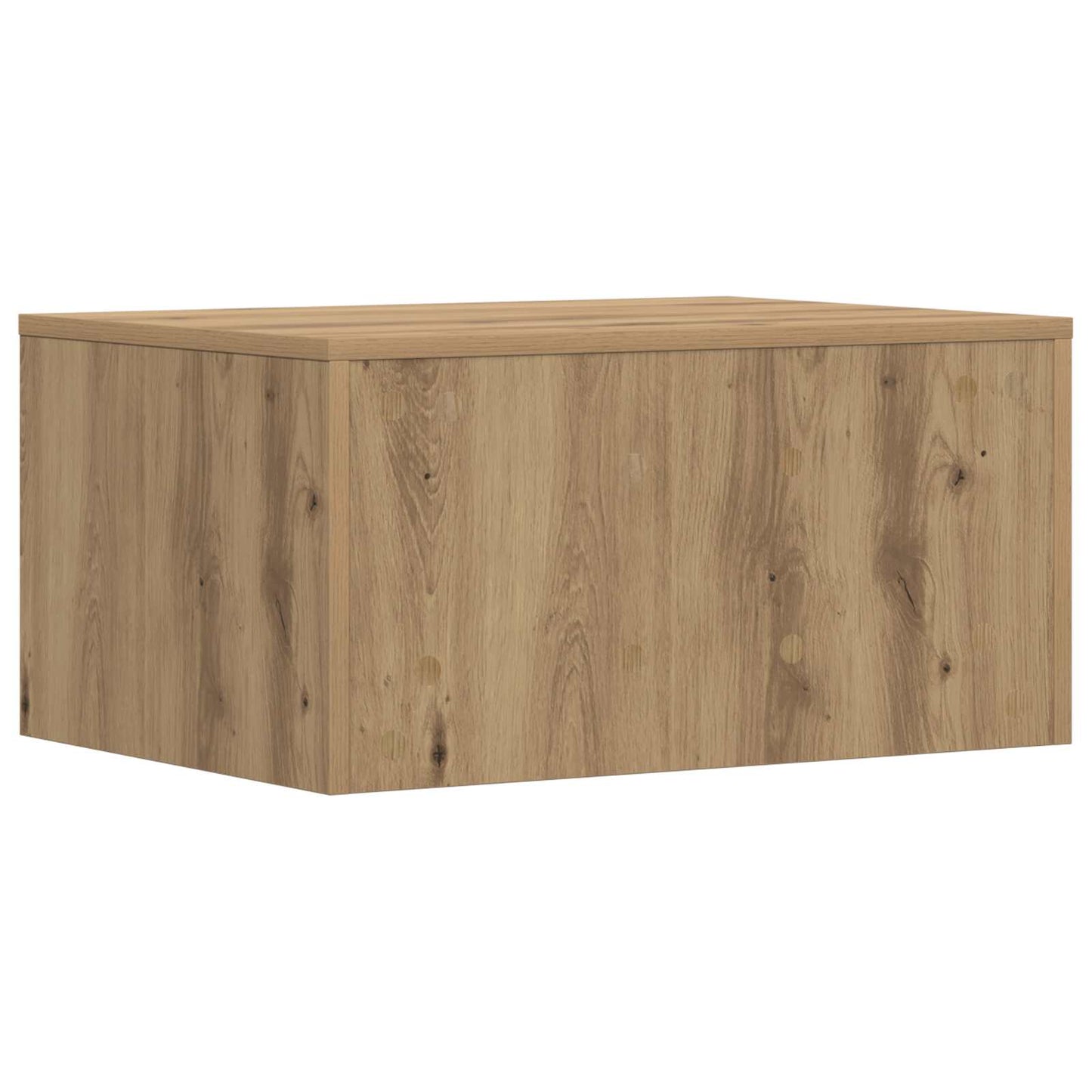 Nástěnný Stolek Artisanový Dub Kompozitní Dřevo 60 X 45 X 30 Cm