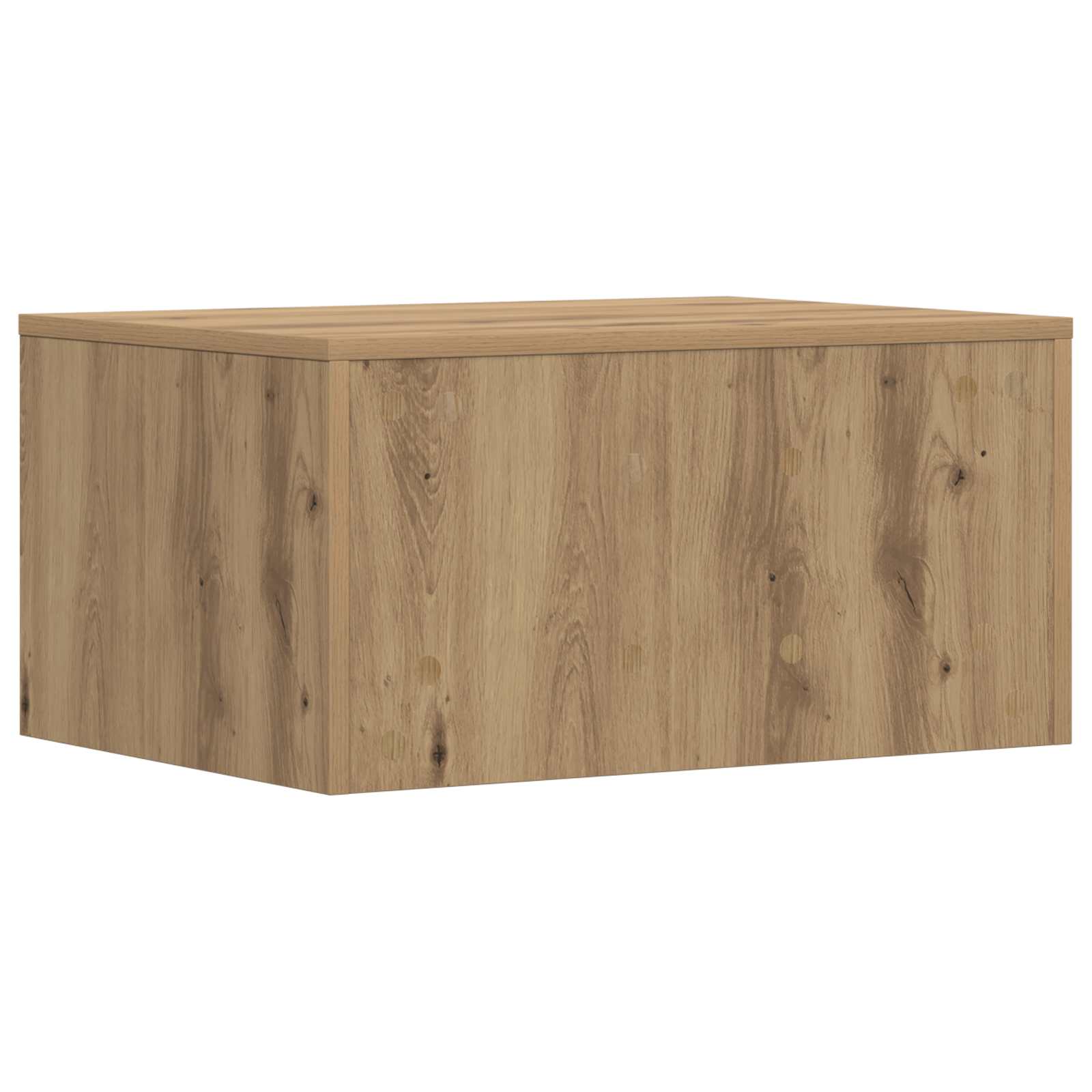 Nástěnný Stolek Artisanový Dub Kompozitní Dřevo 60 X 45 X 30 Cm