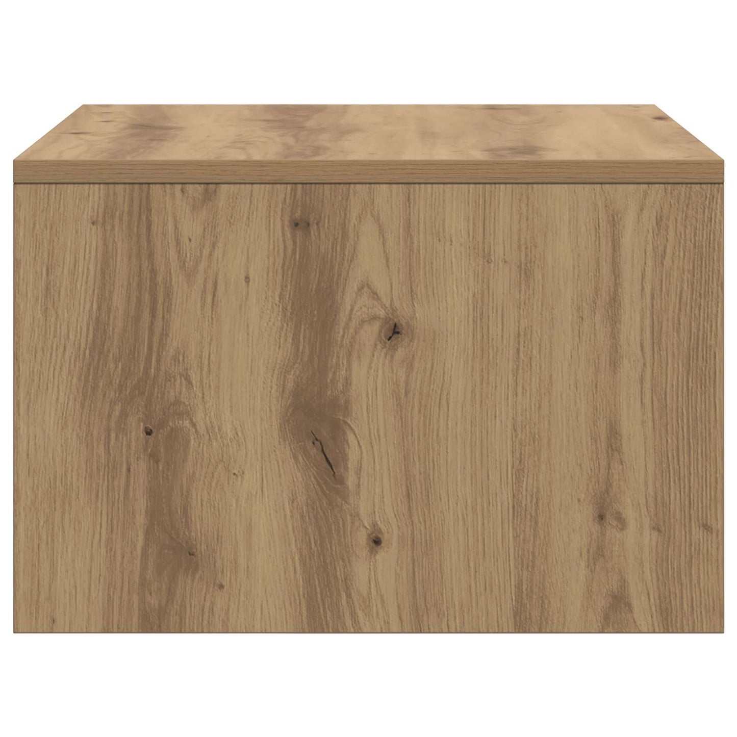 Nástěnný Stolek Artisanový Dub Kompozitní Dřevo 60 X 45 X 30 Cm