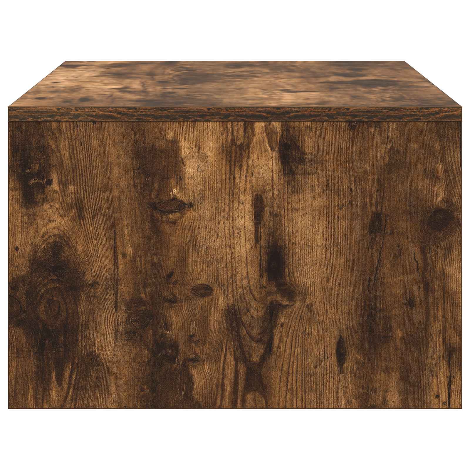 Nástěnný Stolek Kouřový Dub Kompozitní Dřevo 80 X 45 X 30 Cm