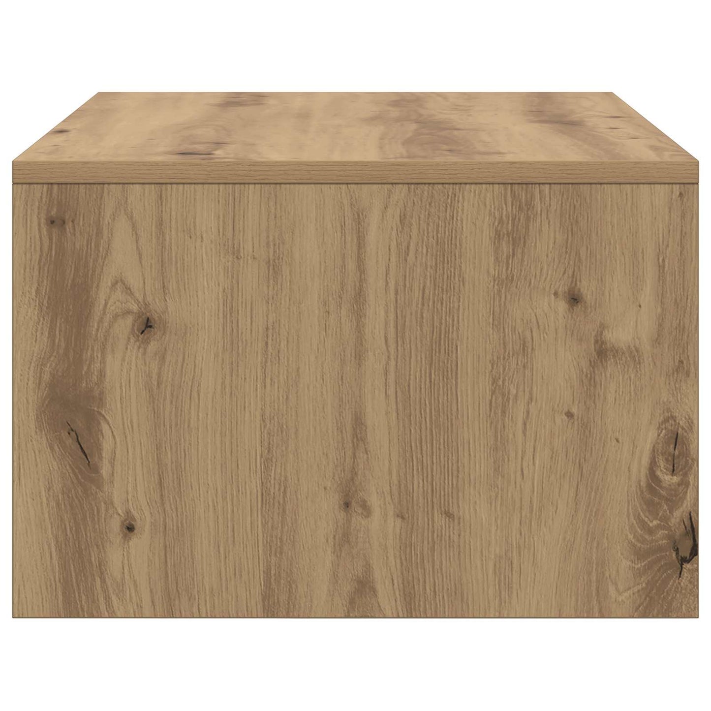 Nástěnný Stolek Artisanový Dub Kompozitní Dřevo 80 X 45 X 30 Cm