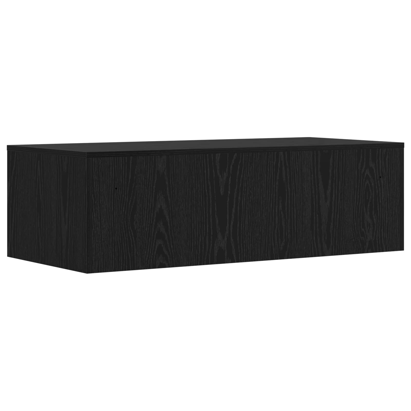 Nástěnný Stolek Černý Dub Kompozitní Dřevo 100 X 45 X 30 Cm