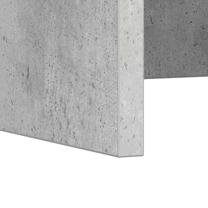 Nástěnný Stolek Betonově Šedá Kompozitní Dřevo 100 X 45 X 30 Cm