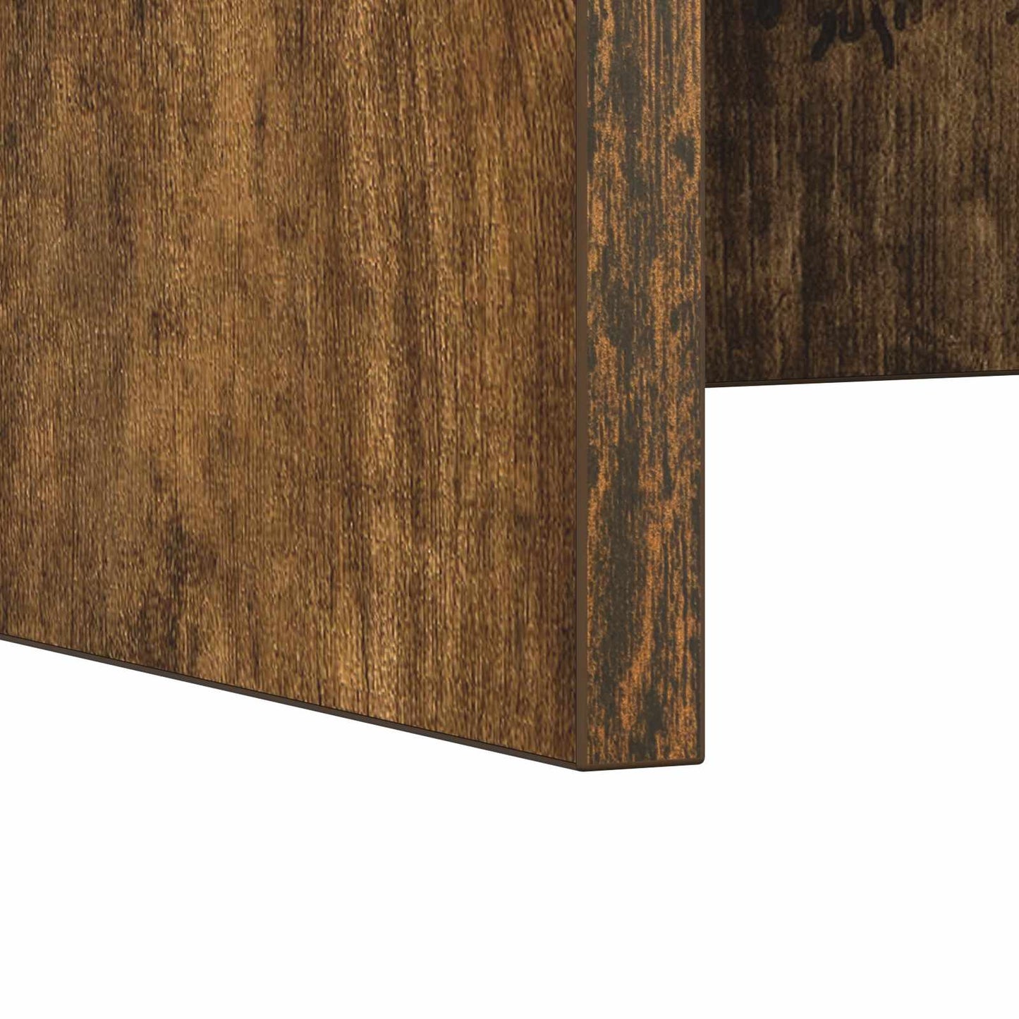 Nástěnný Stolek Kouřový Dub Kompozitní Dřevo 100 X 45 X 30 Cm