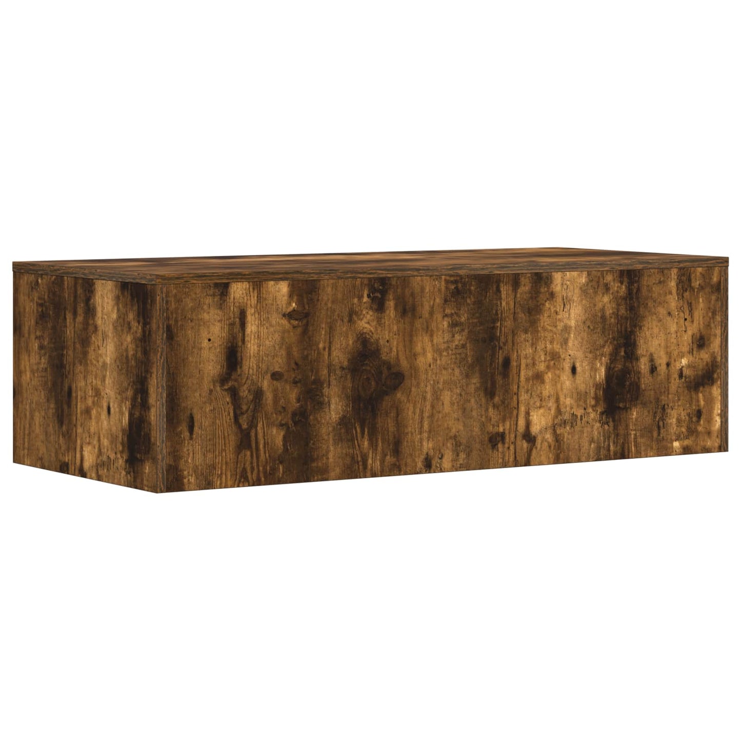 Nástěnný Stolek Kouřový Dub Kompozitní Dřevo 100 X 45 X 30 Cm