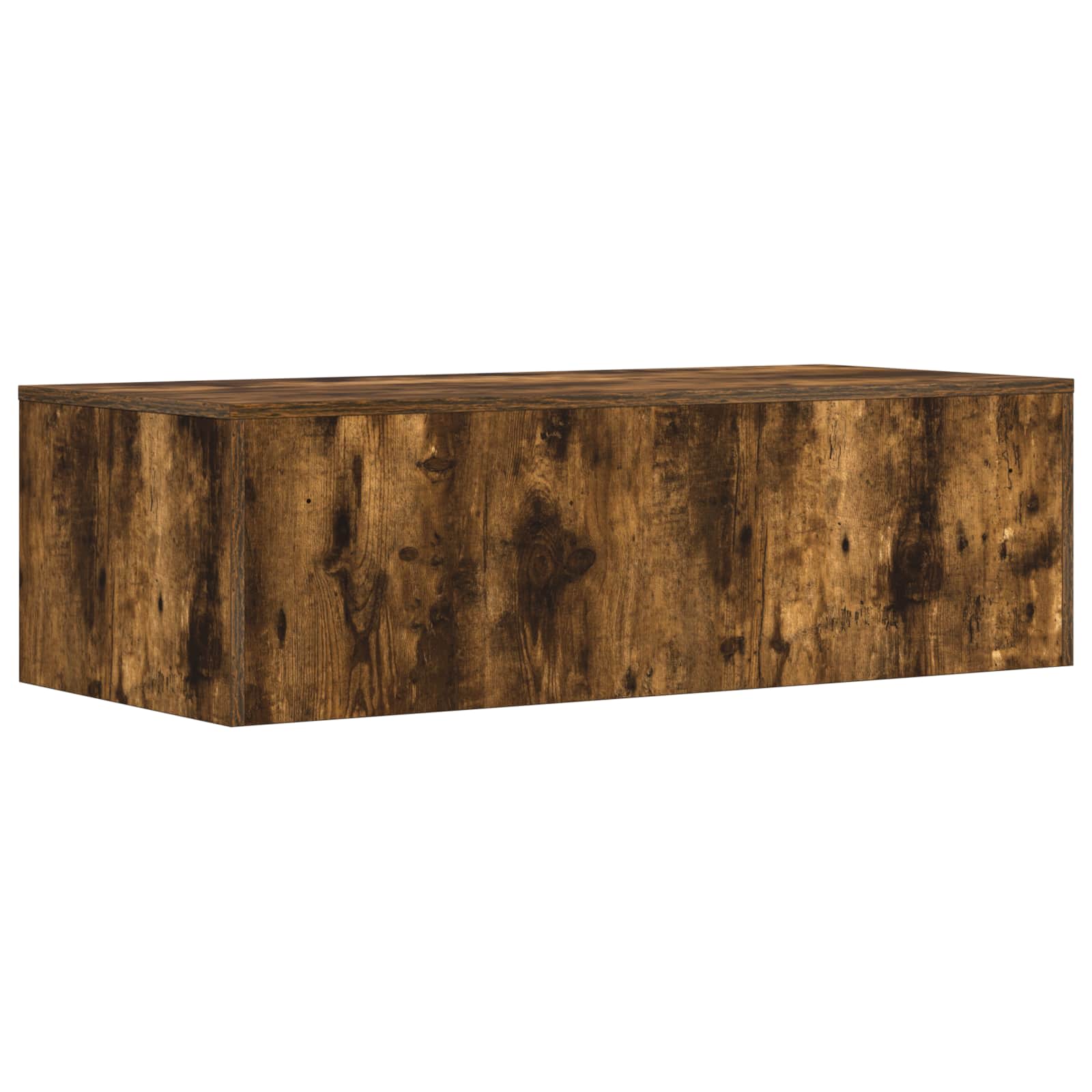 Nástěnný Stolek Kouřový Dub Kompozitní Dřevo 100 X 45 X 30 Cm