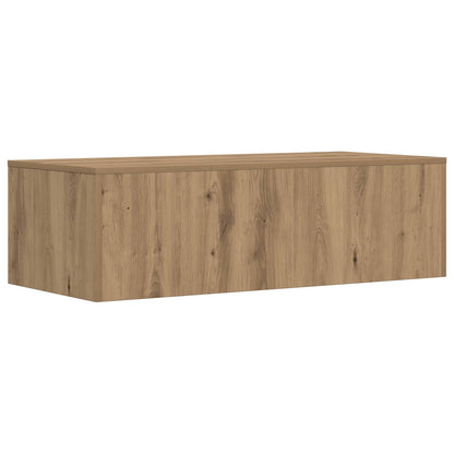 Nástěnný Stolek Artisanový Dub Kompozitní Dřevo