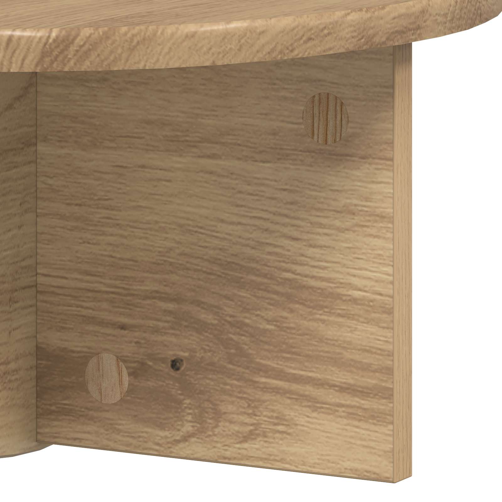 Nástěnná Polička Nástěnná Montáž 2 Pcs Artisanový Dub