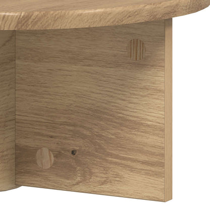 Nástěnná Polička Nástěnná Montáž 2 Pcs Artisanový Dub