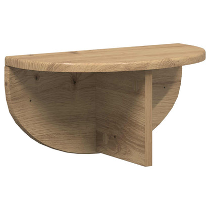 Nástěnná Polička Nástěnná Montáž 2 Pcs Artisanový Dub