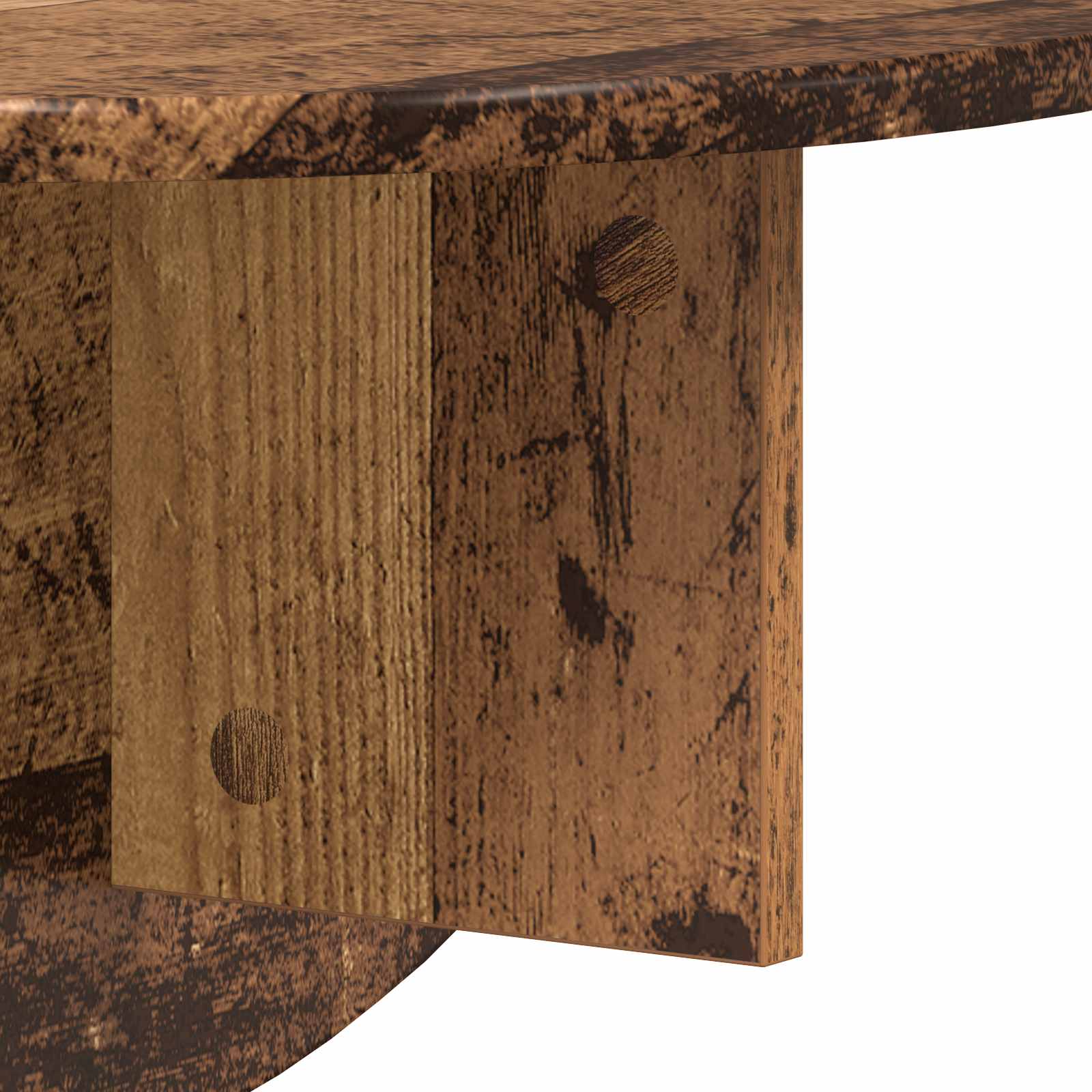 Nástěnná Polička Nástěnná Montáž 2 Pcs Staré Dřevo