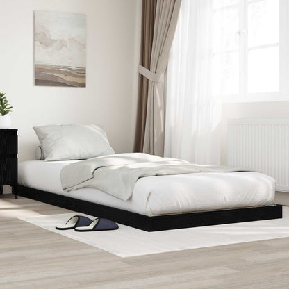 Rám Postele Černý Dub 75 X 190 Cm Kompozitní Dřevo
