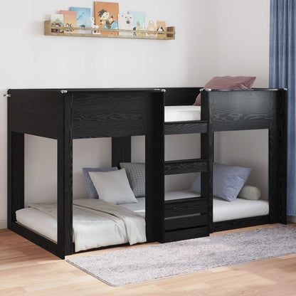 Rám Postele Černý Dub 75 X 190 Cm Kompozitní Dřevo