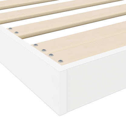 Rám Postele Bílá 80 X 200 Cm Kompozitní Dřevo
