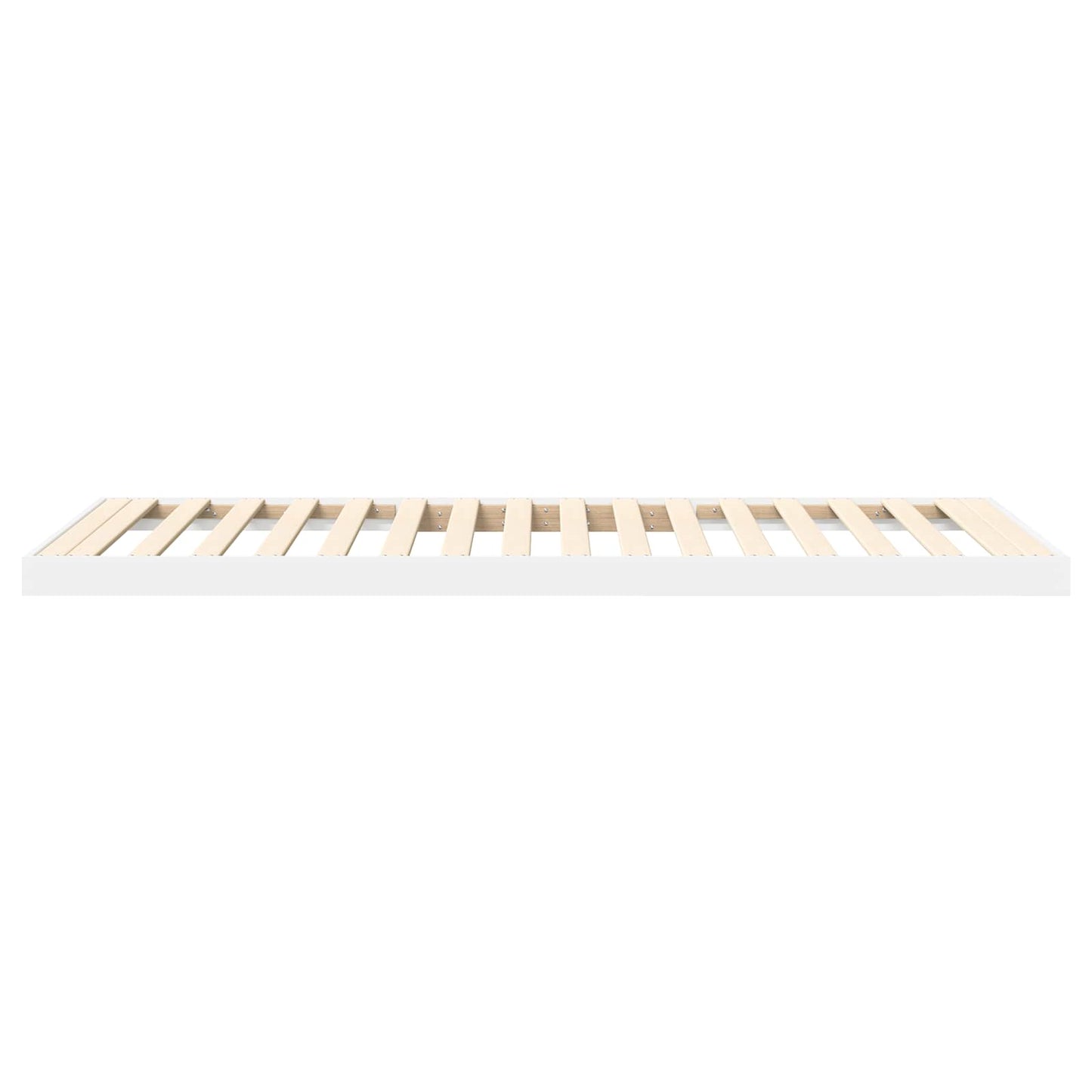 Rám Postele Bílá 80 X 200 Cm Kompozitní Dřevo