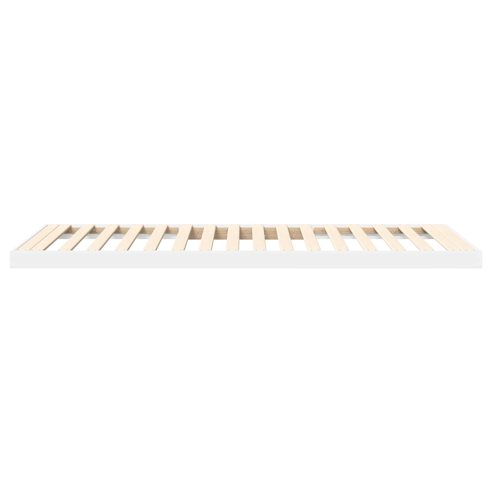 Rám Postele Bílá 80 X 200 Cm Kompozitní Dřevo