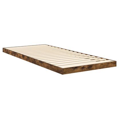 Rám Postele Kouřový Dub 80 X 200 Cm Kompozitní Dřevo