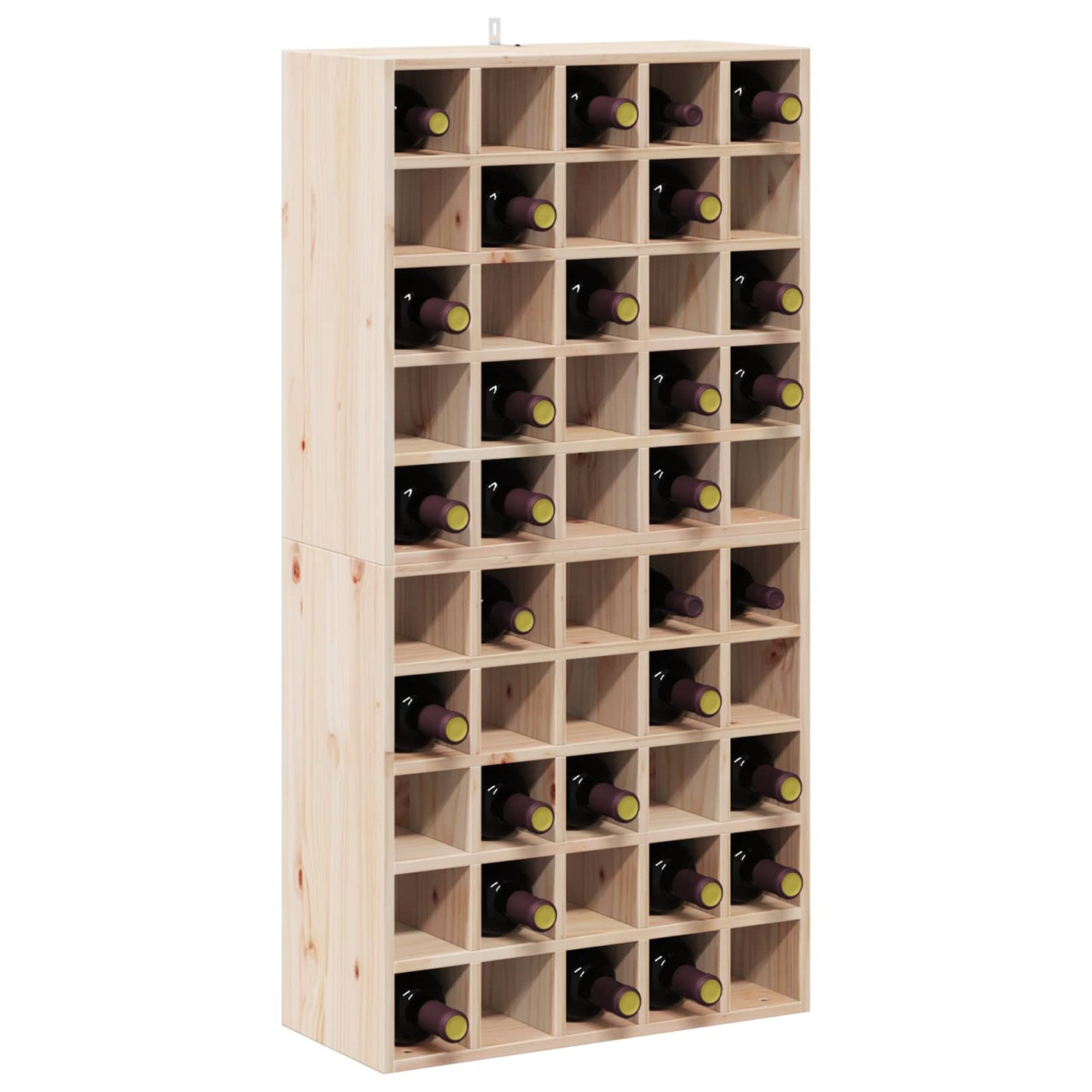 Stojan Na Víno 2 Pcs Přírodní 56 X 25 X 56 Cm
