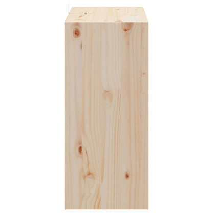 Stojan Na Víno 2 Pcs Přírodní 56 X 25 X 56 Cm
