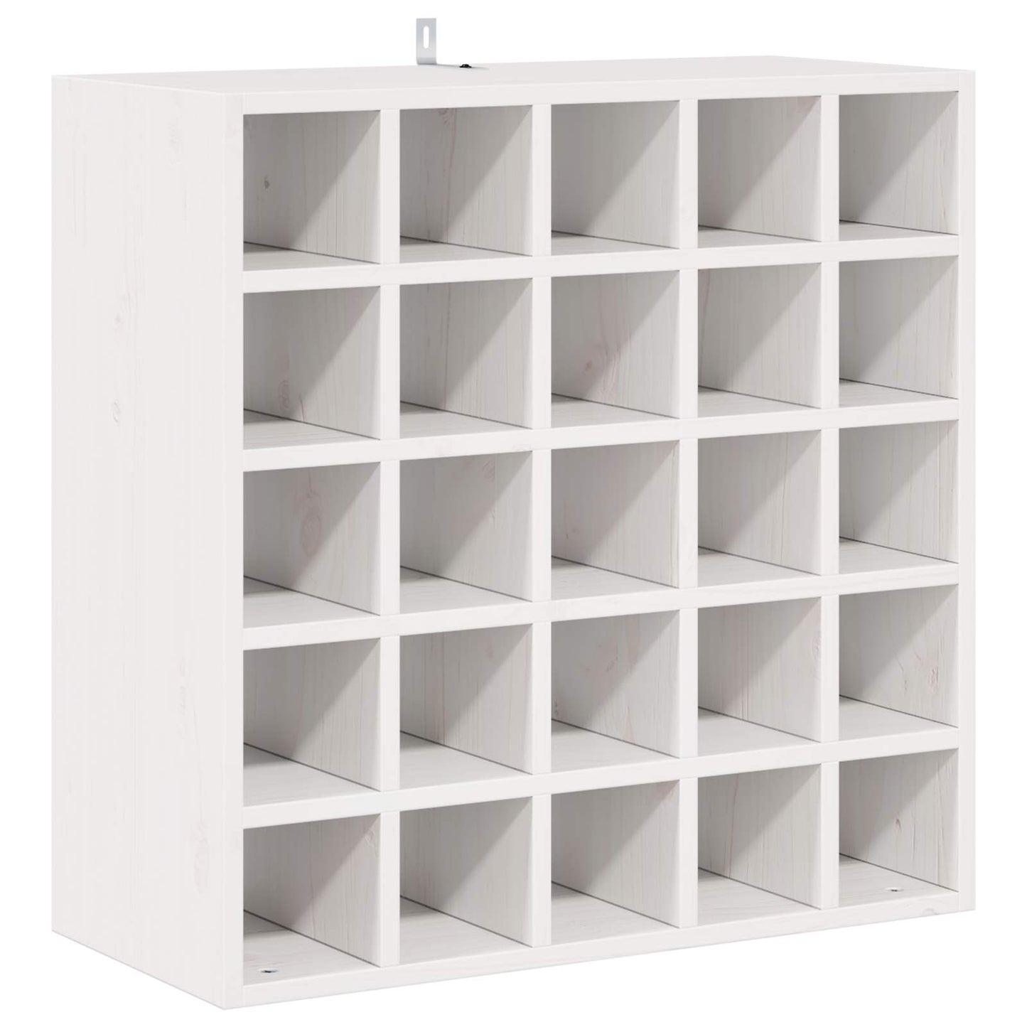 Stojan Na Víno 2 Pcs Bílá 56 X 25 X 56 Cm Masivní Borové Dřevo