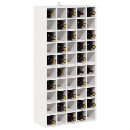 Stojan Na Víno 2 Pcs Bílá 56 X 25 X 56 Cm Masivní Borové Dřevo