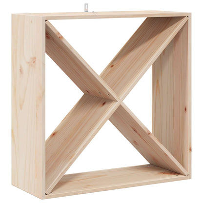 Stojan Na Víno 2 Pcs Přírodní 62 X 25 X 62 Cm