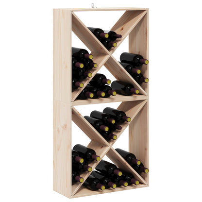 Stojan Na Víno 2 Pcs Přírodní 62 X 25 X 62 Cm