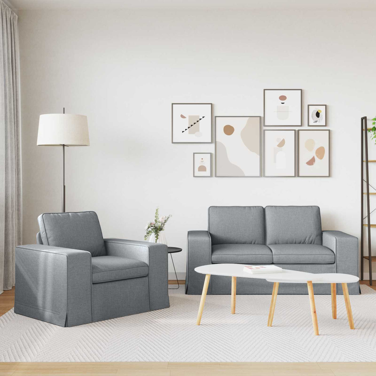 Set Pohovek 2 Ks Textil