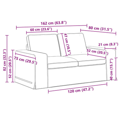 Set Pohovek 2 Ks Textil