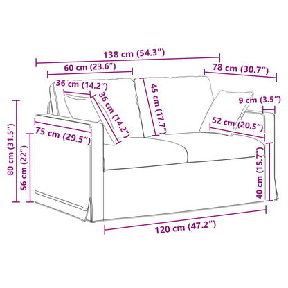 Set Pohovek 2 Ks Samet