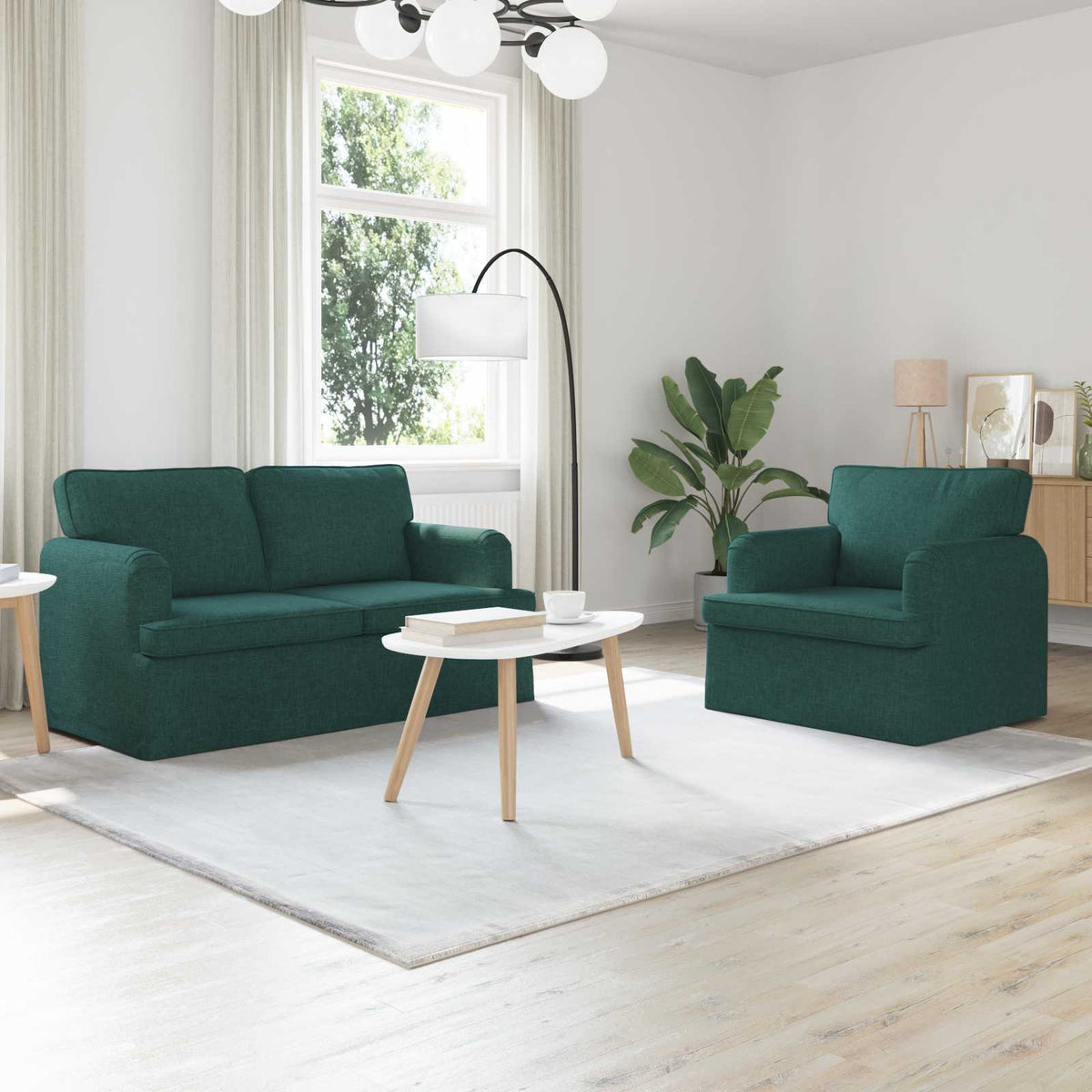Set Pohovek 2 Ks Textil