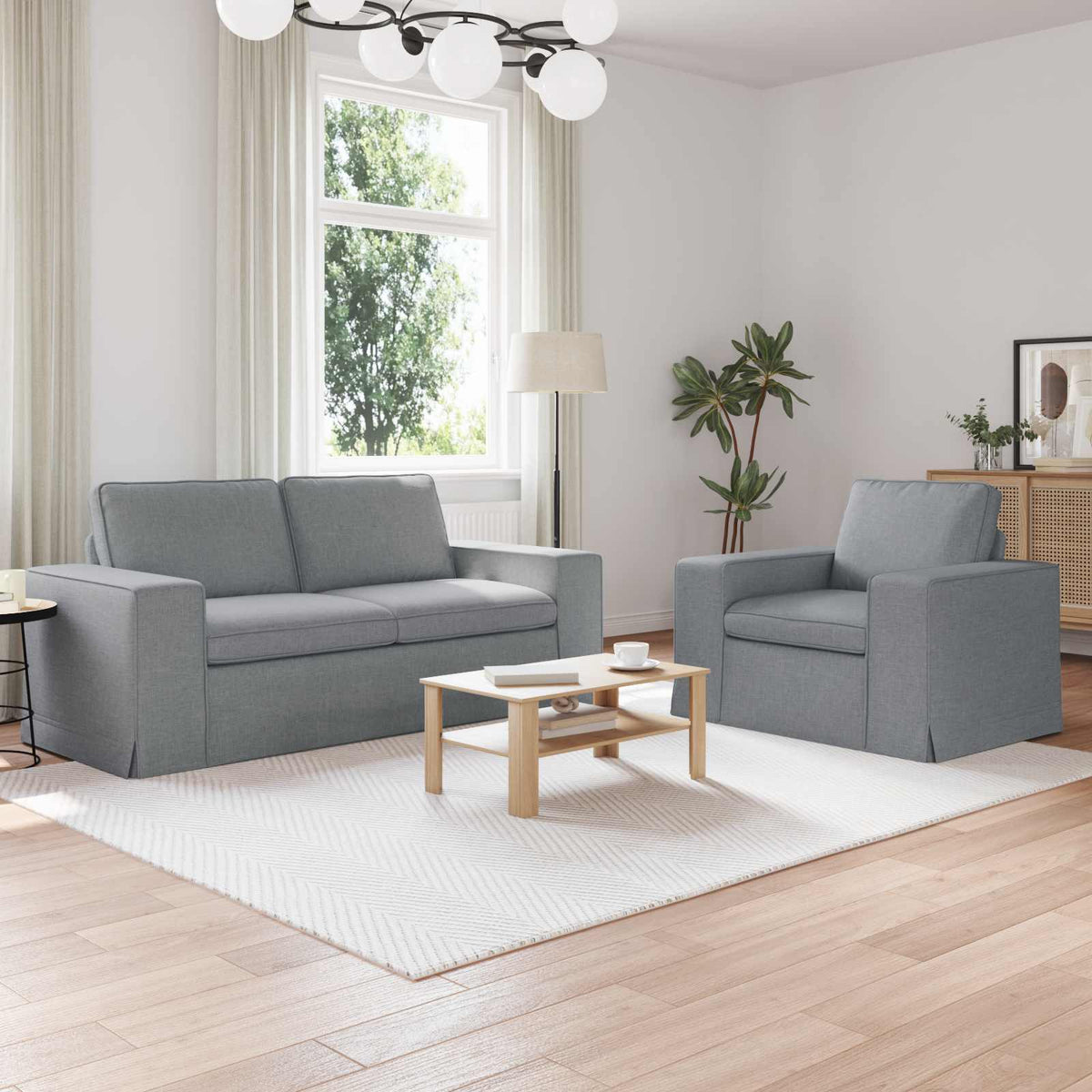 Set Pohovek 2 Ks Textil