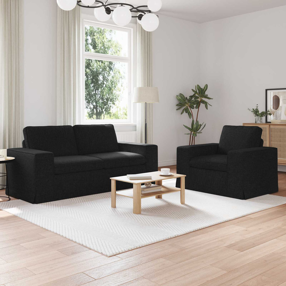 Set Pohovek 2 Ks Textil