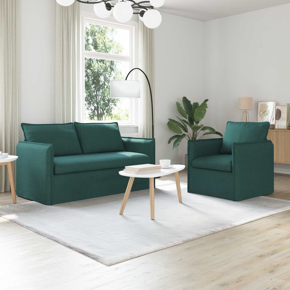 Set Pohovek 2 Ks Textil