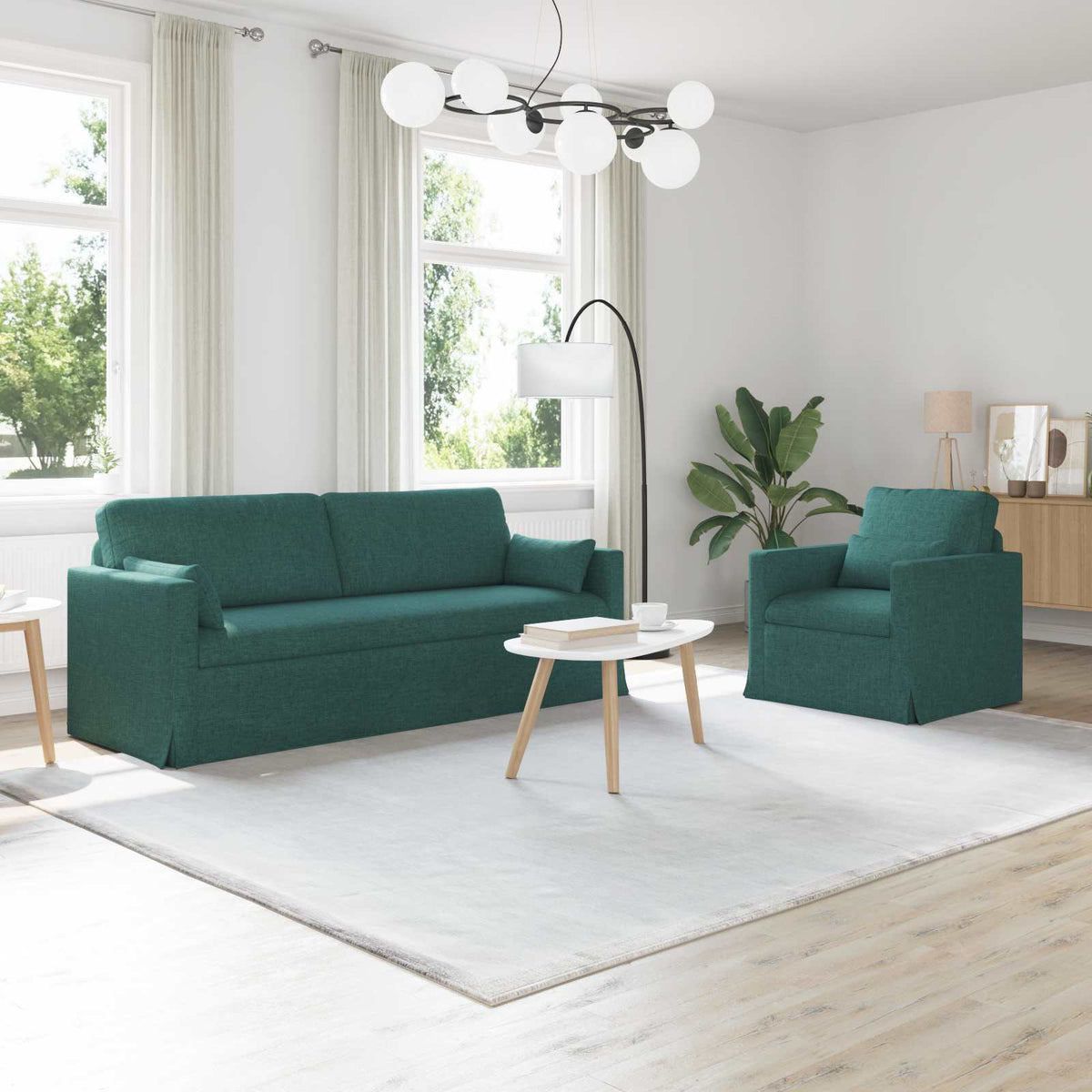 Set Pohovek 2 Ks Textil