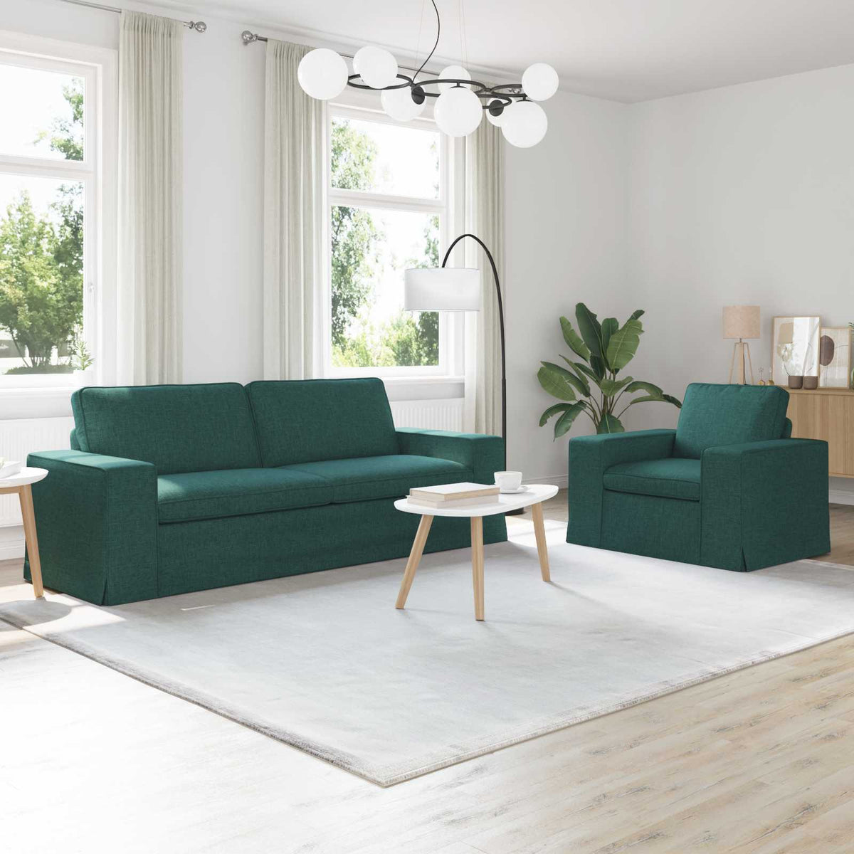 Set Pohovek 2 Ks Textil