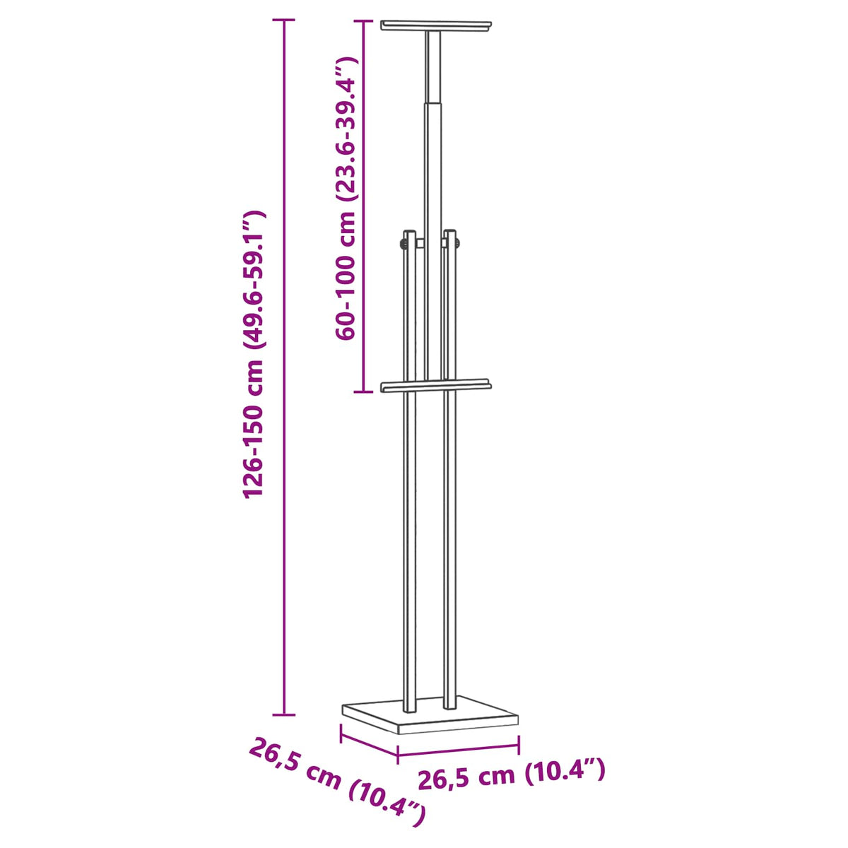 Stánky Pro Veletrhy 2 Ks 26,5 X 26,5 X 150 Cm Ocel