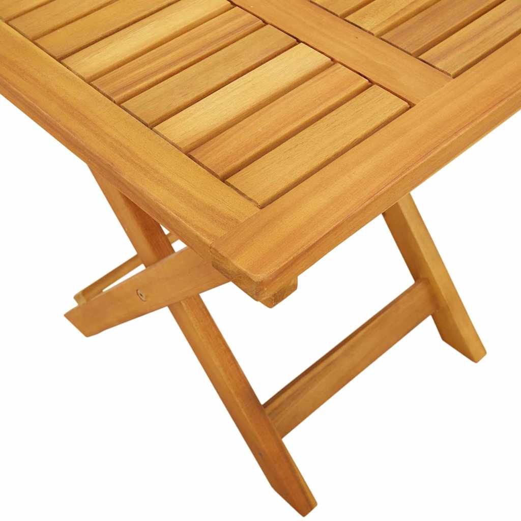 Slunečník S Polštářem Béžová Masivní Akátové Dřevo