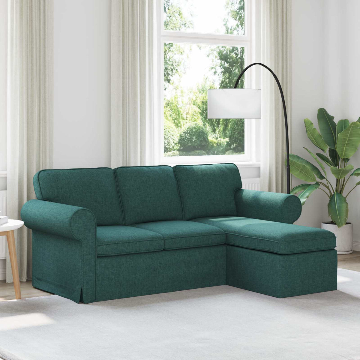 Pohovka 195 X 138 X 80 Cm Textil
