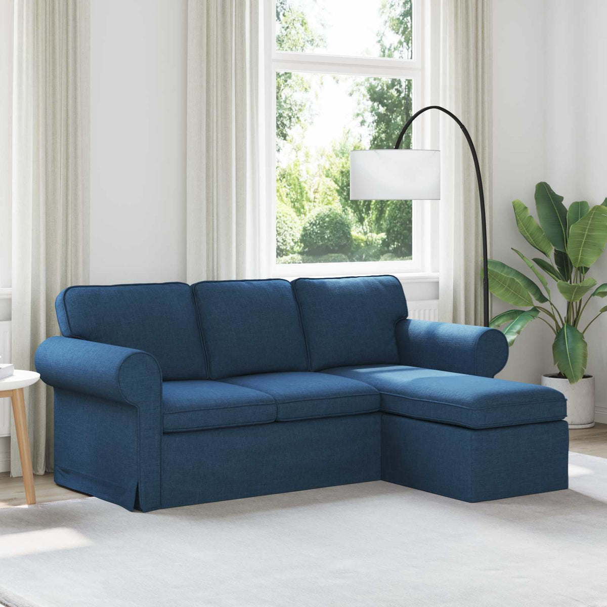 Pohovka 195 X 138 X 80 Cm Textil