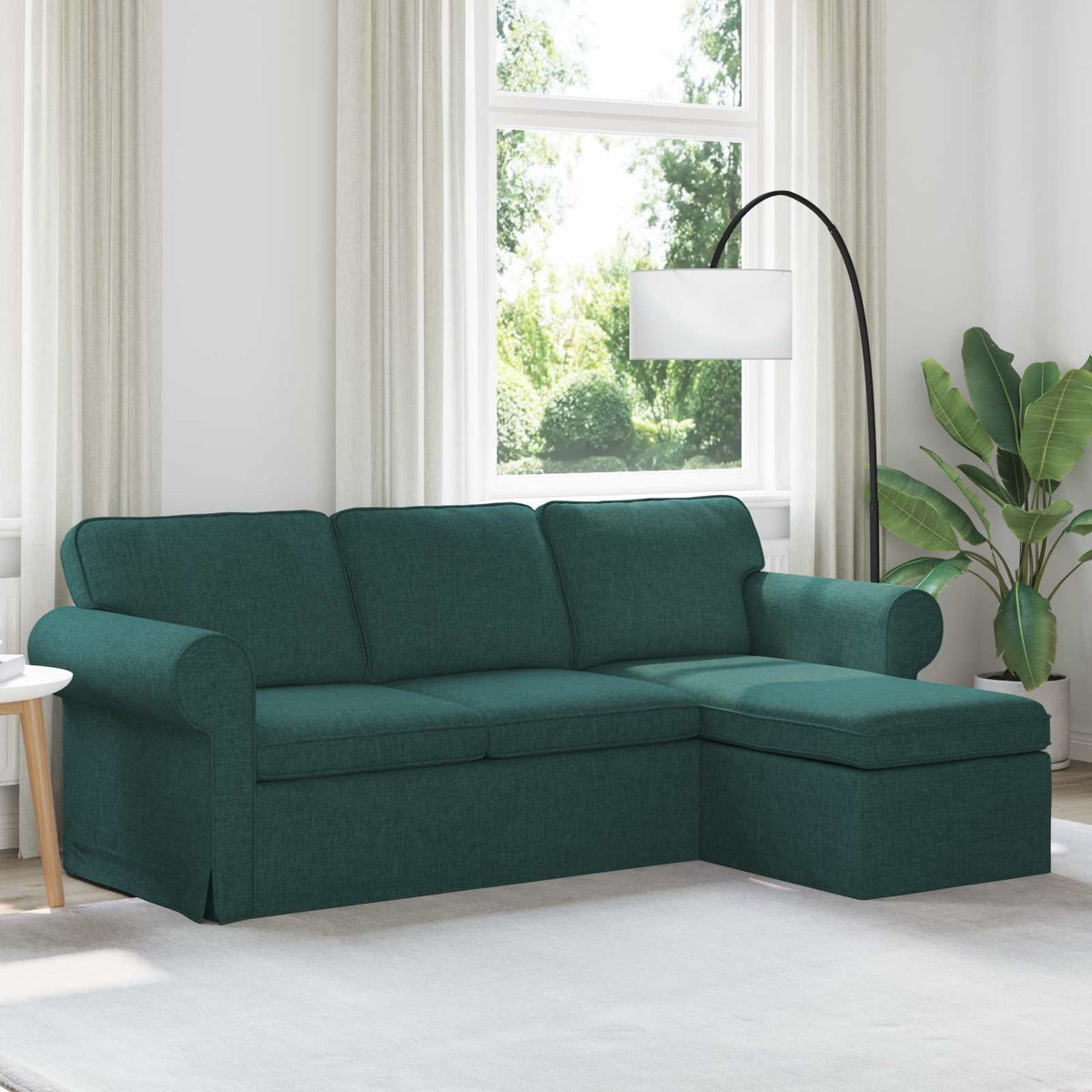 Pohovka 195 X 138 X 80 Cm Textil