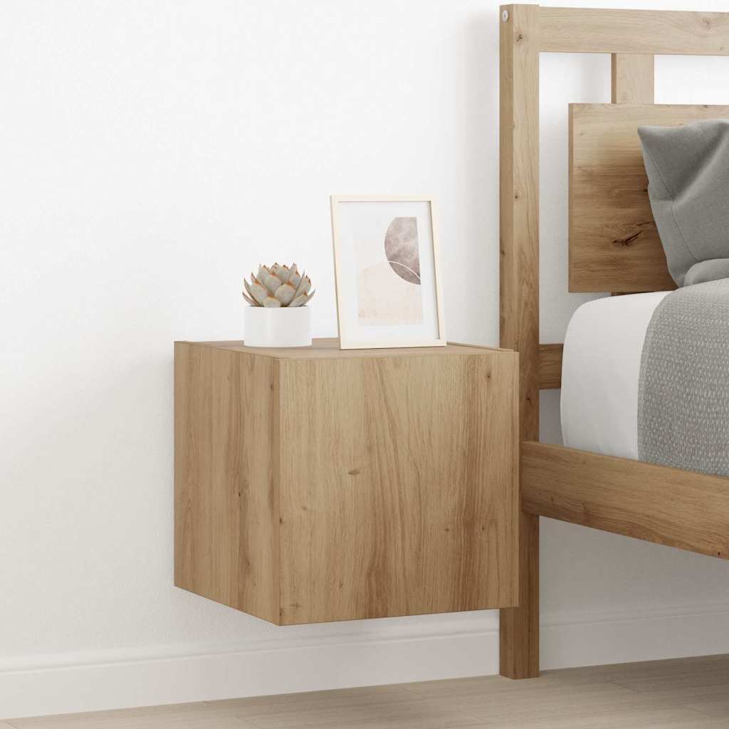 Tv Wall Cabinet 30,5 X 35 X 30 Cm Umělecký Dub Kompozitní Dřevo