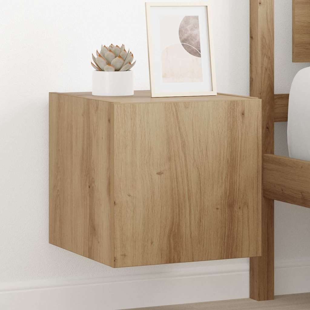 Tv Wall Cabinet 30,5 X 35 X 30 Cm Umělecký Dub Kompozitní Dřevo