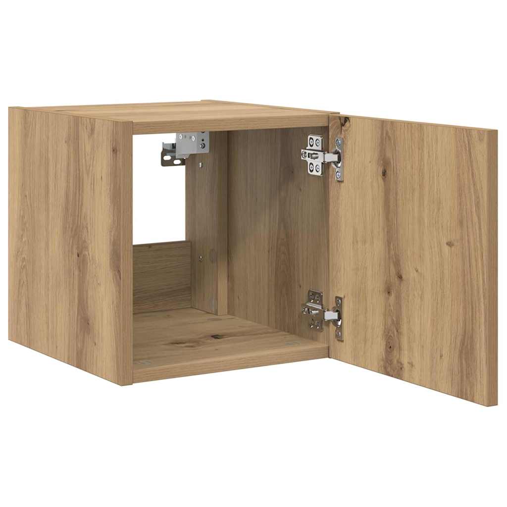 Tv Wall Cabinet 30,5 X 35 X 30 Cm Umělecký Dub Kompozitní Dřevo