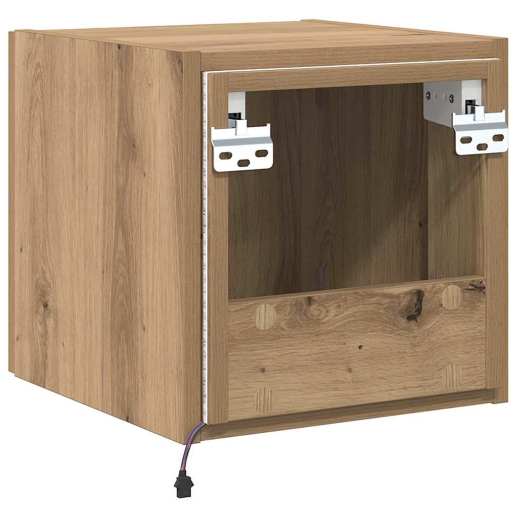 Tv Wall Cabinet 30,5 X 35 X 30 Cm Umělecký Dub Kompozitní Dřevo